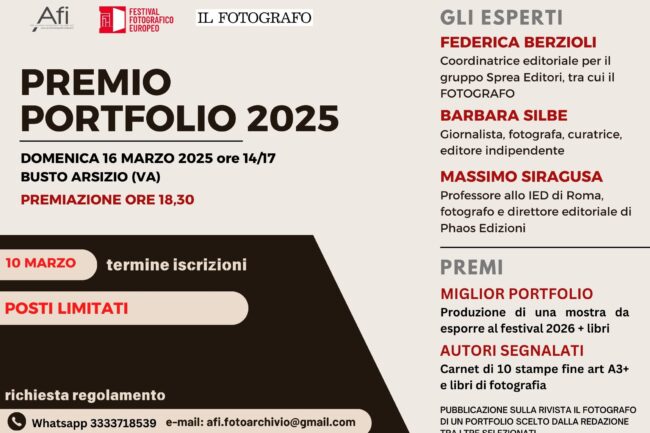 PREMIO PORTFOLIO 2025